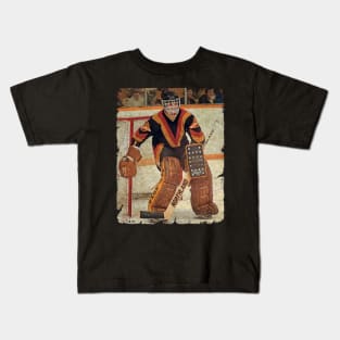 Glen Hanlon, 1978 in Vancouver Canucks (3.57 GAA) Kids T-Shirt